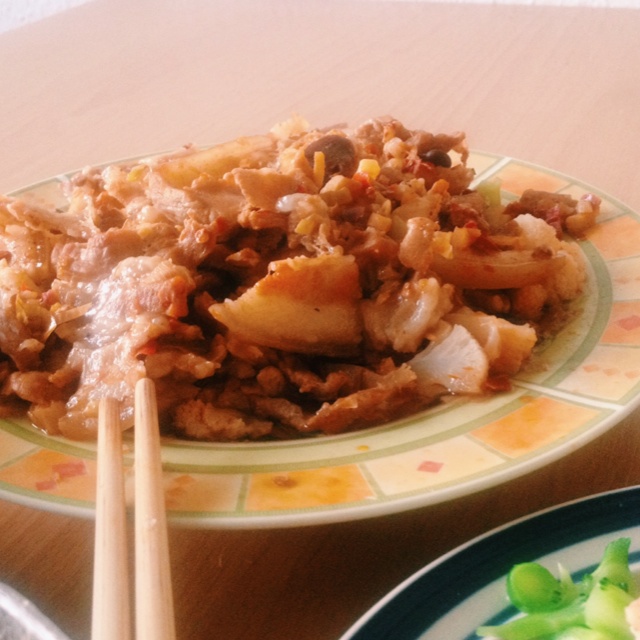 豆豉蒸五花肉