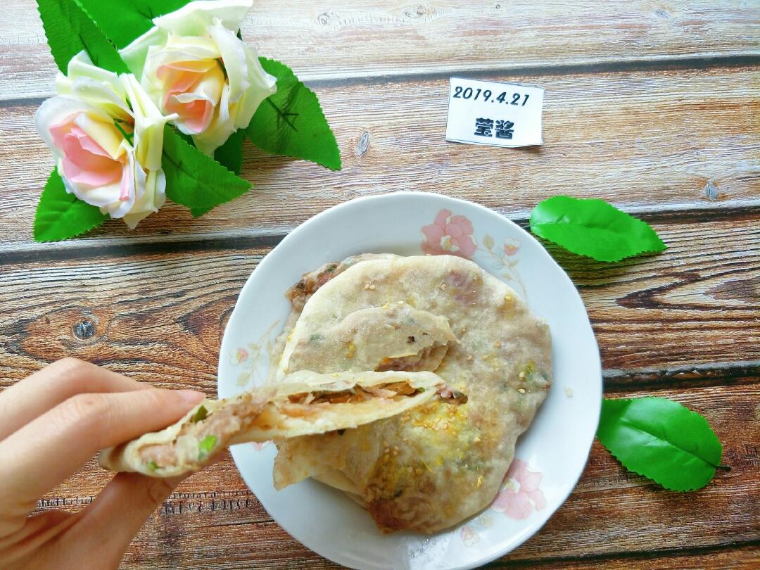 梅干菜扣肉锅盔烧饼【无油版】