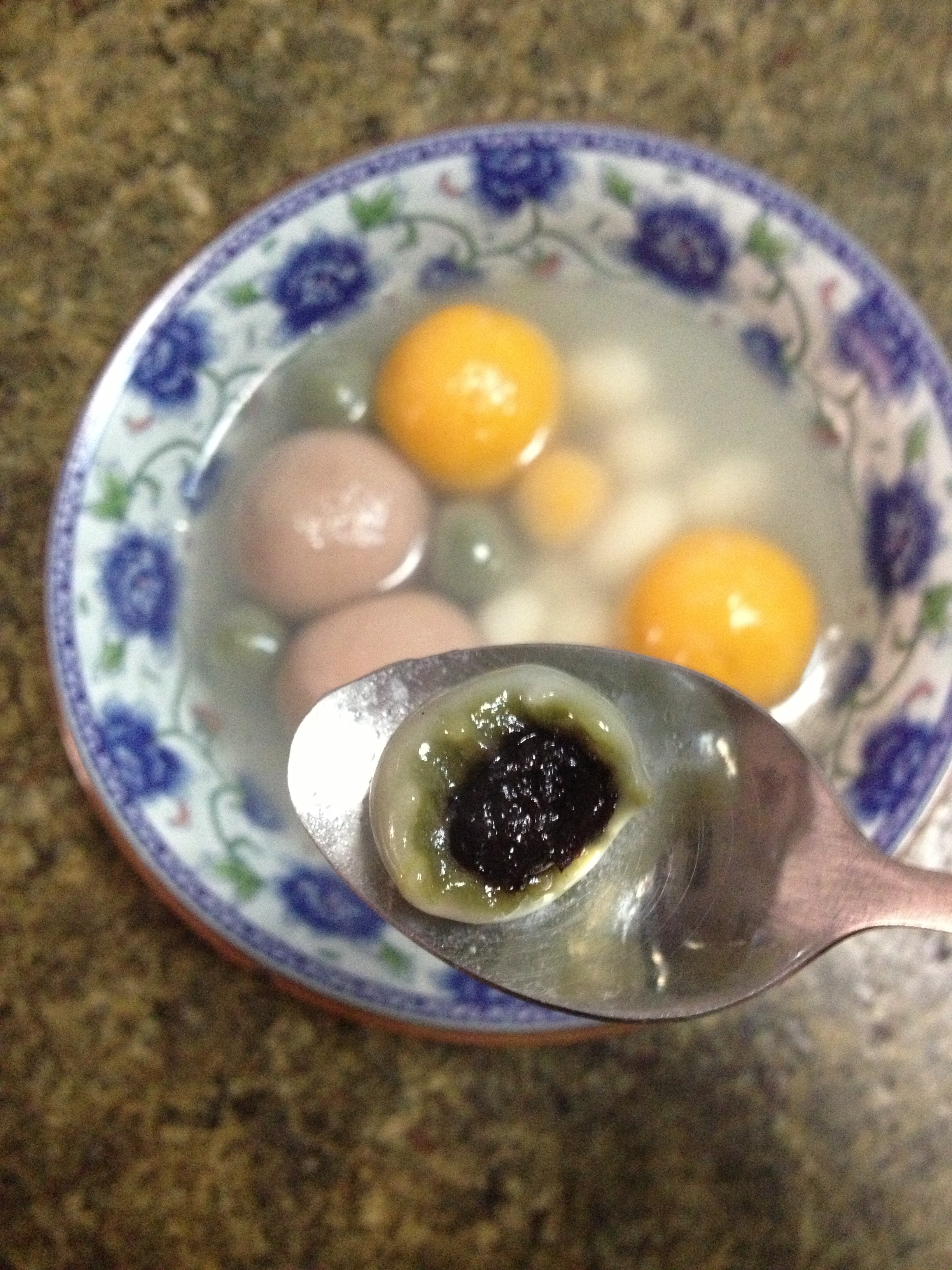 彩色小汤圆