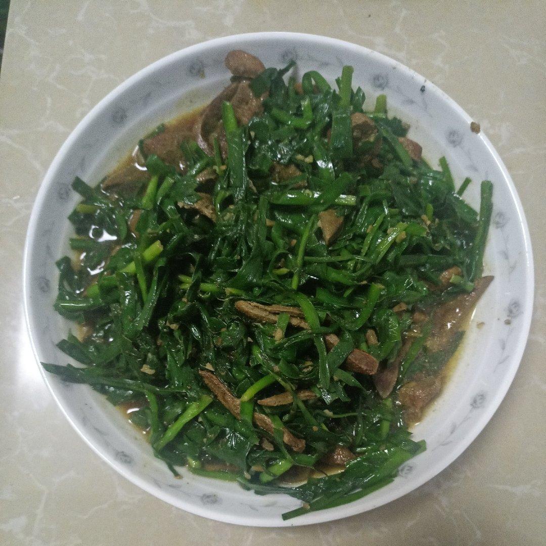 韭菜炒猪肝 下饭菜