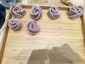 紫薯玫瑰花包的做法 步骤9
