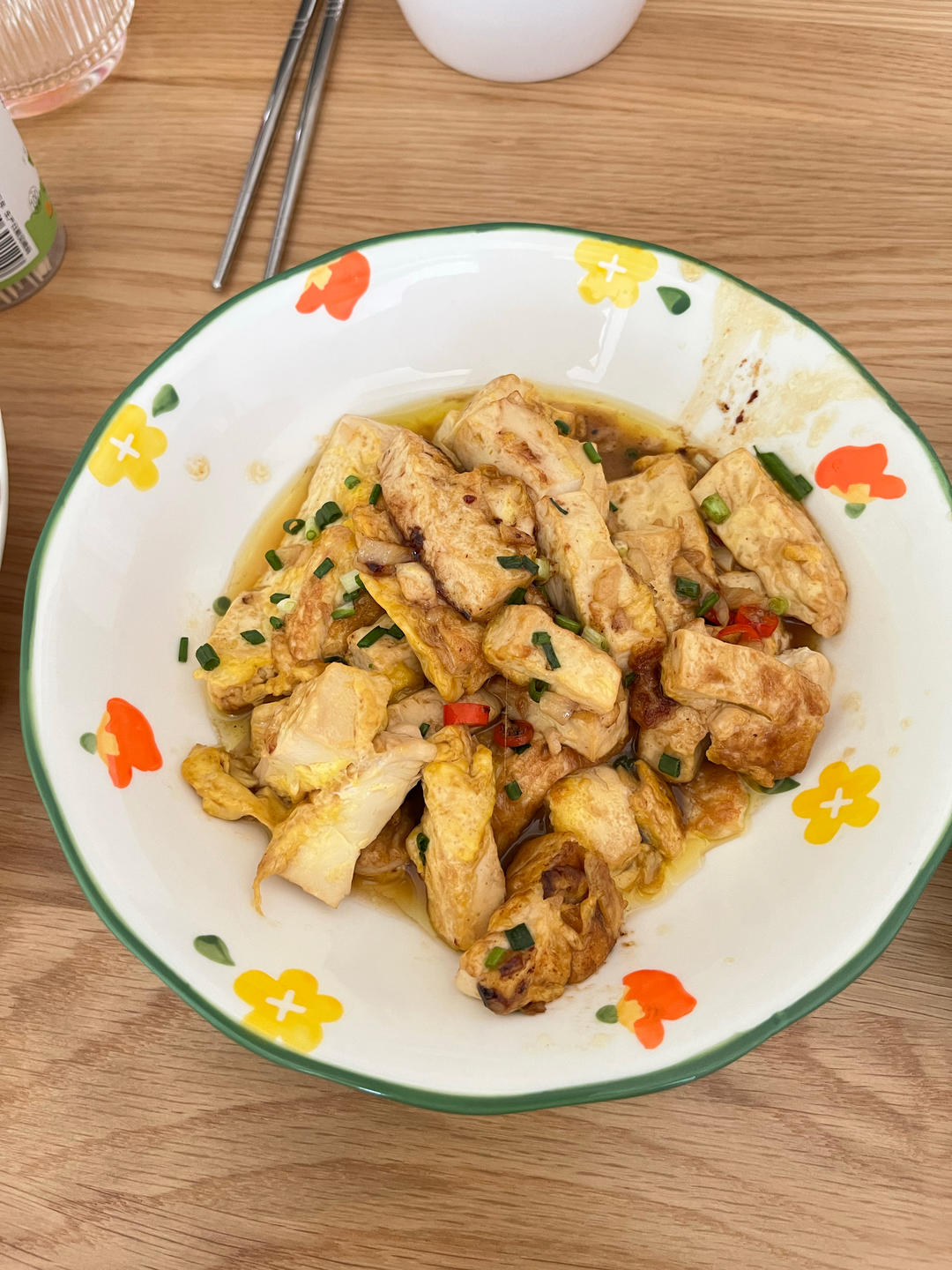 外焦里嫩的香煎豆腐