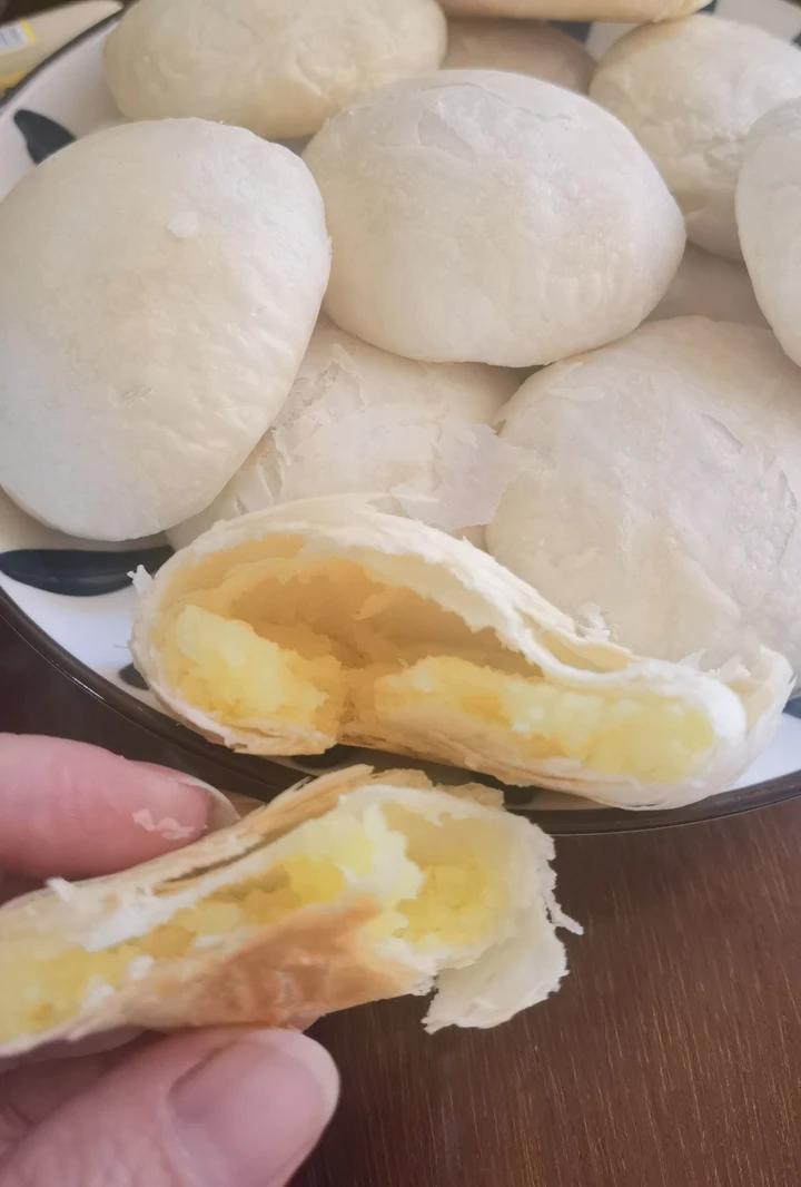 酥皮绿豆饼   酥得掉渣渣