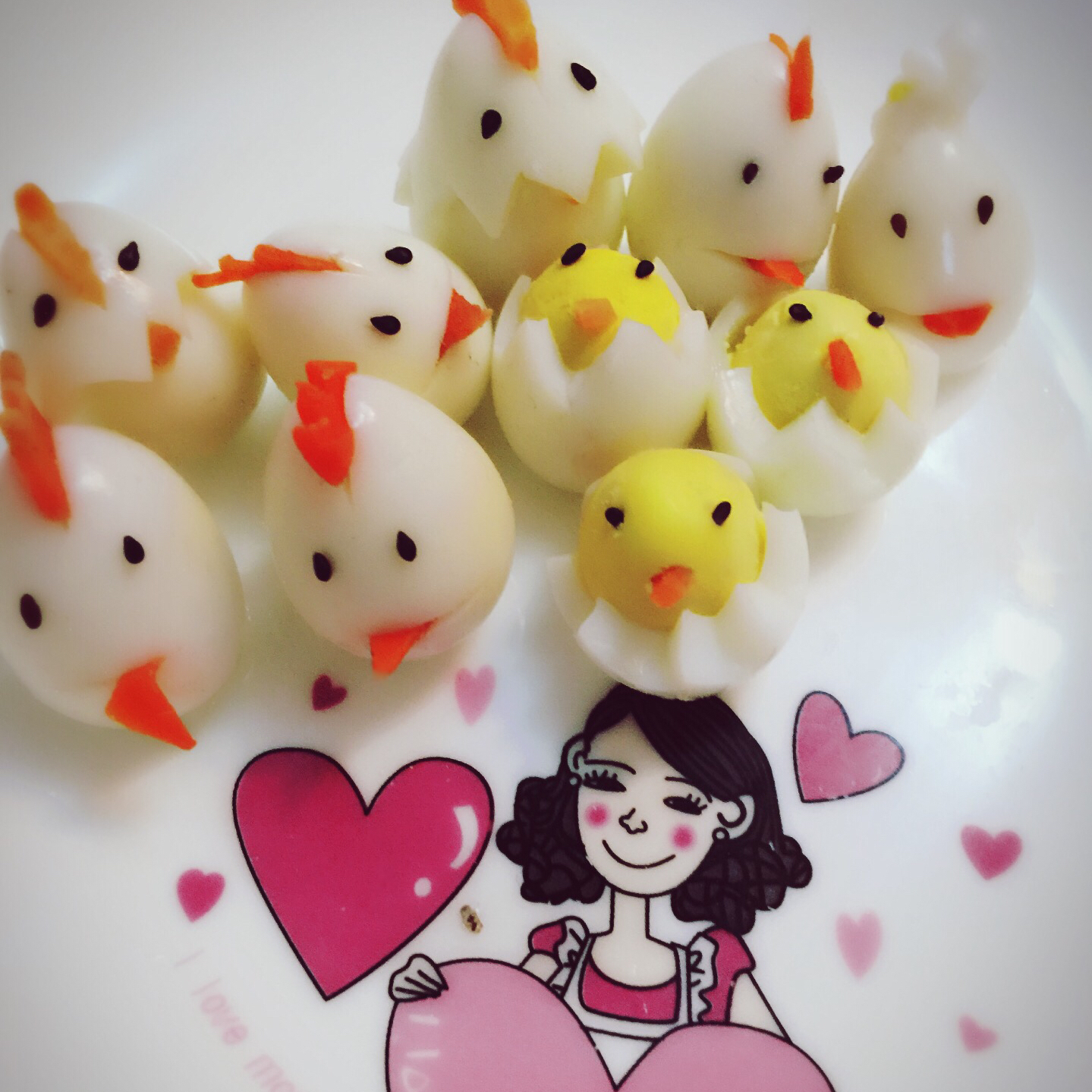 开心鹌鹑蛋小鸡