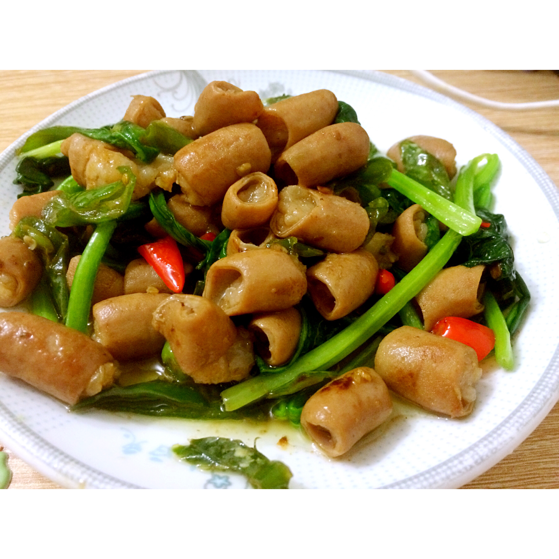 h2oho2做的爆炒猪小肠