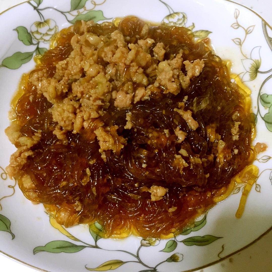 肉末炒粉丝