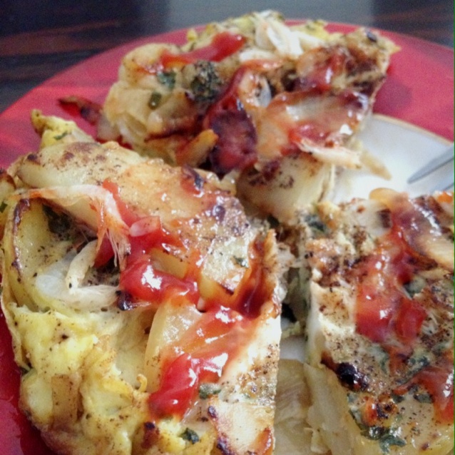 西班牙土豆煎蛋饼