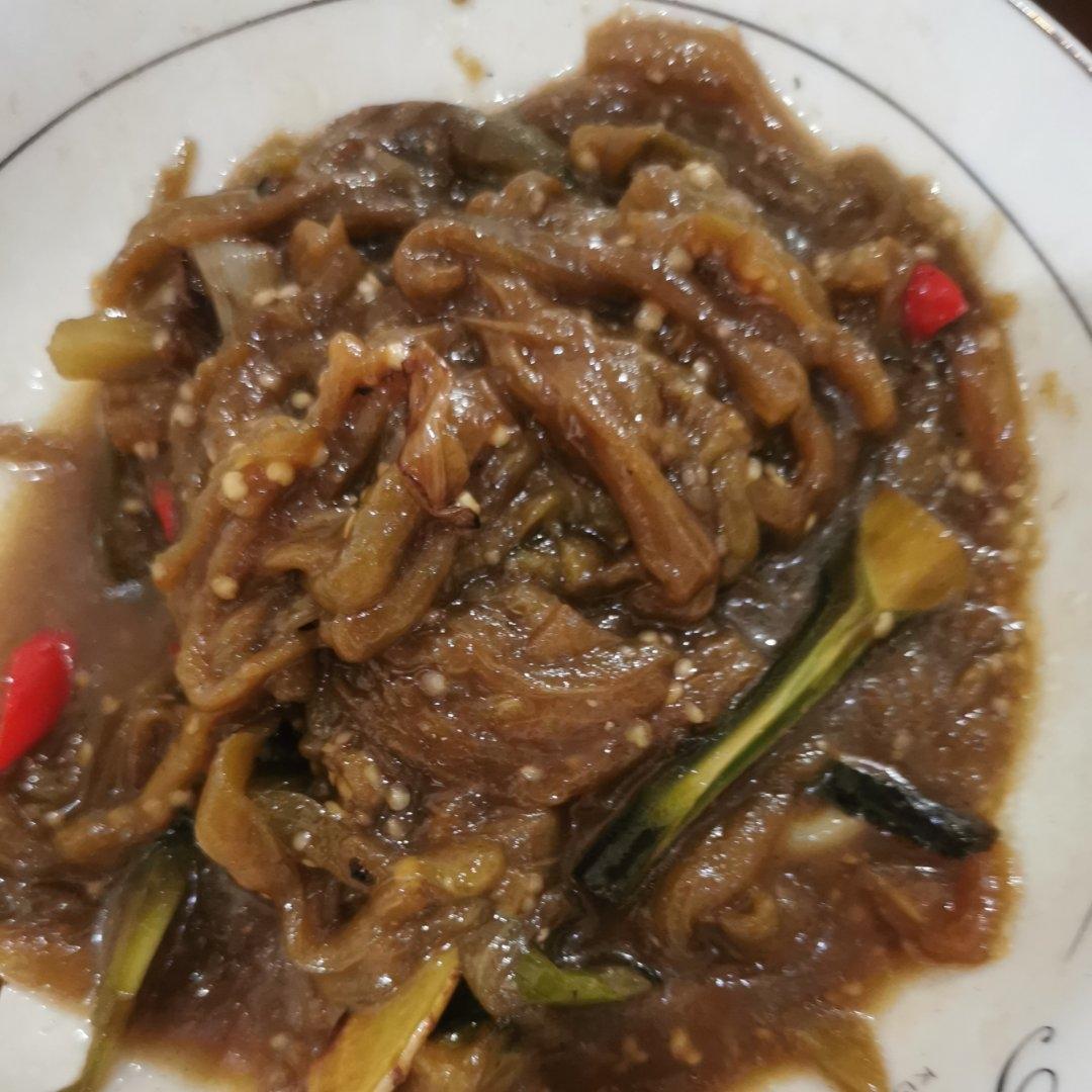 酸辣炒茄丝