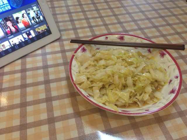 炝锅圆白菜丝
