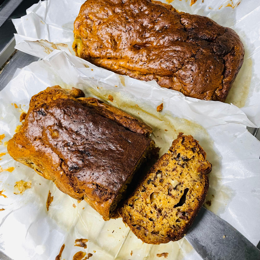 简易版香蕉核桃蛋糕