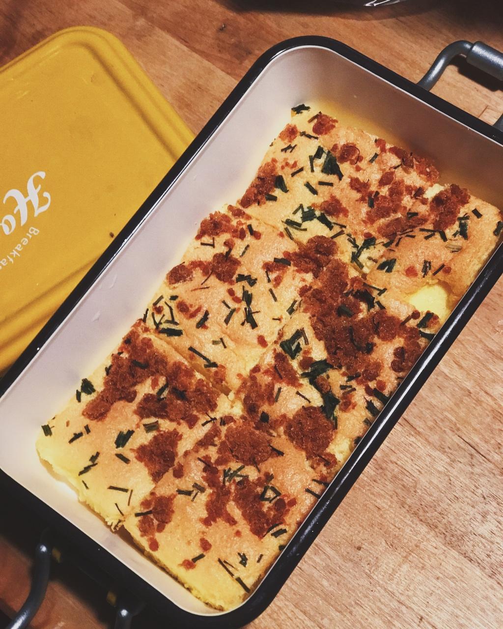 香葱肉松蛋糕卷