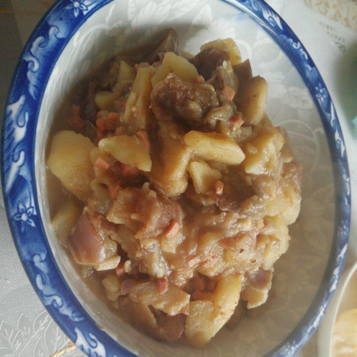 土豆炖茄子