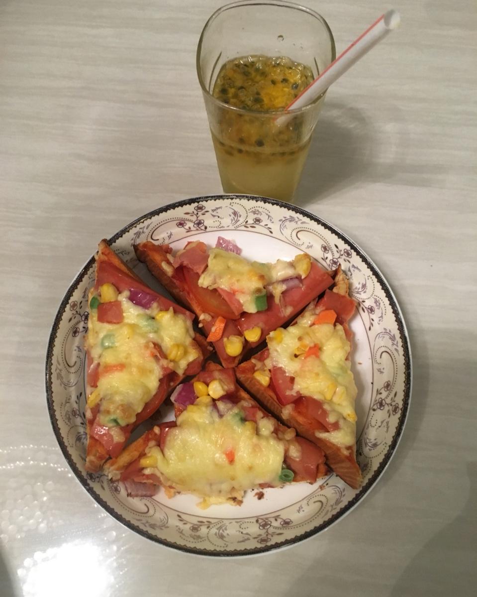 一人份吐司披萨【好吃的披萨·快手营养早餐】