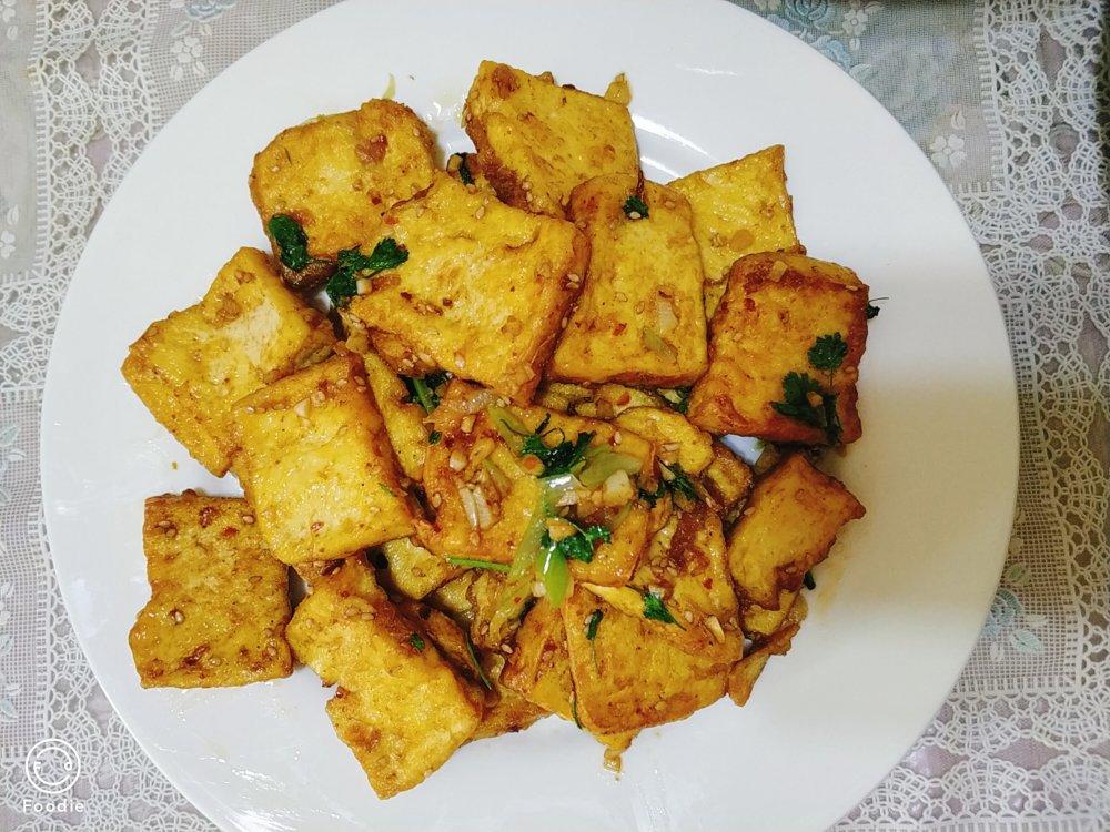 无敌好吃的香煎豆腐