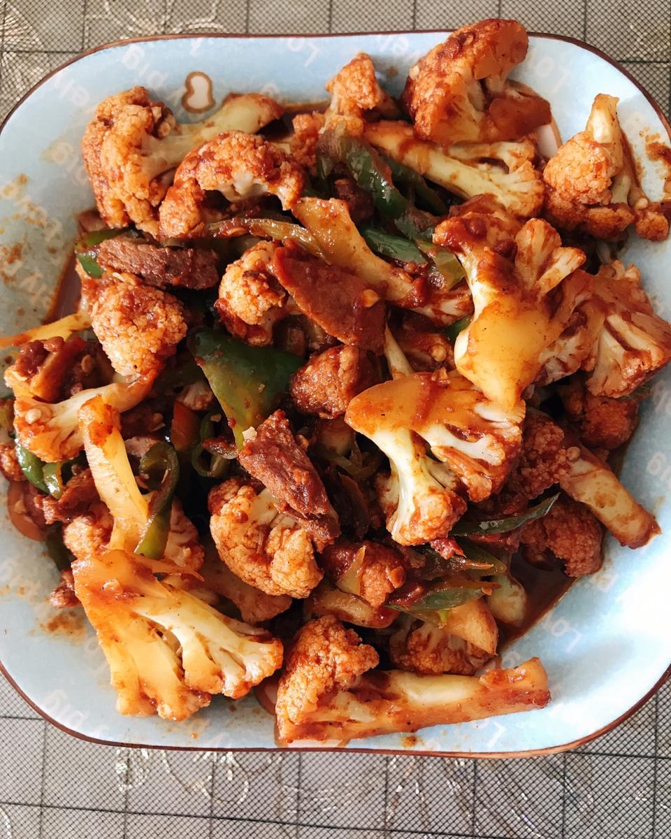 菜花炒肉