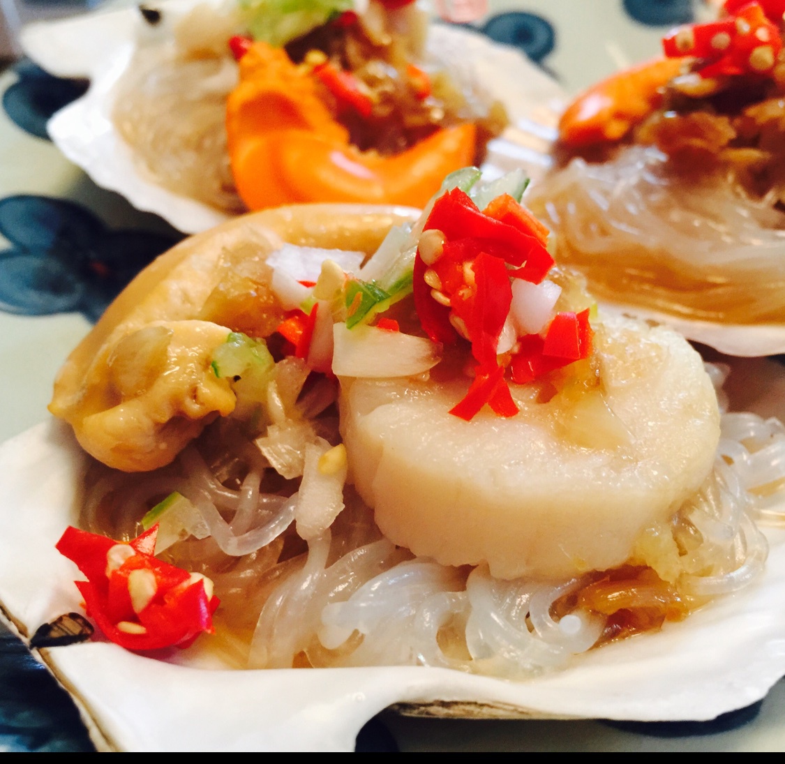 蒜蓉粉丝蒸扇贝