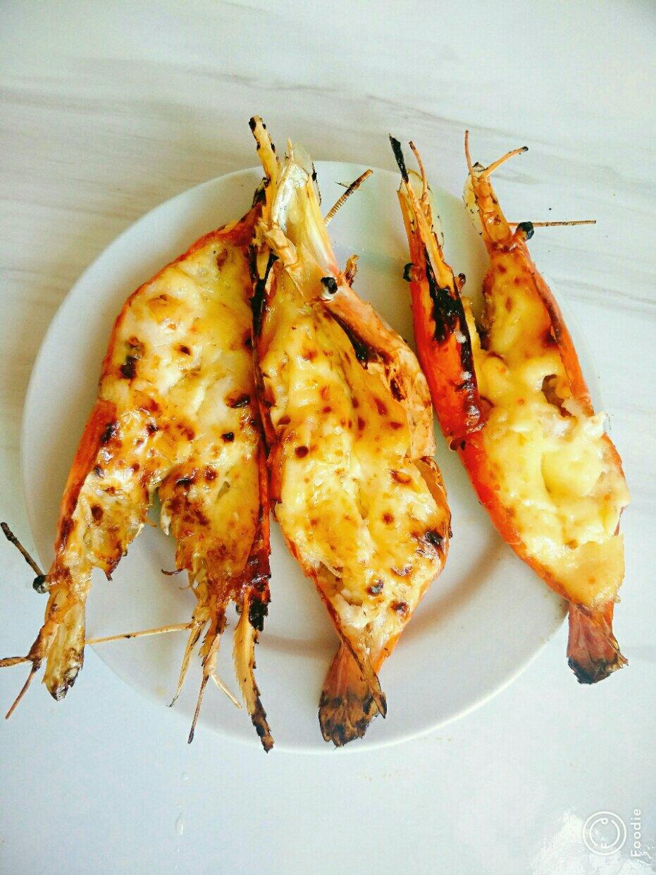 芝士沙拉酱焗大虾