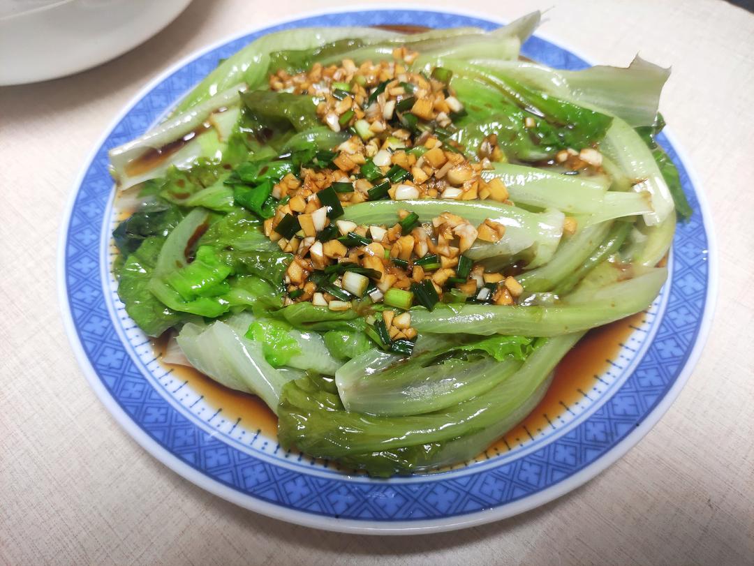 广式白灼生菜(酒店配方)