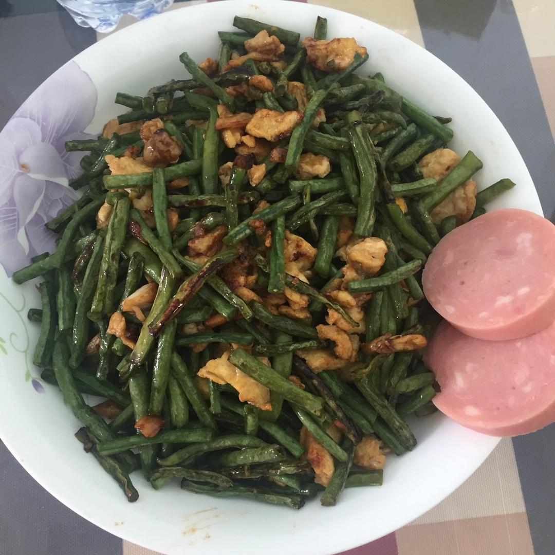 蒜炒豇豆（长豆角）