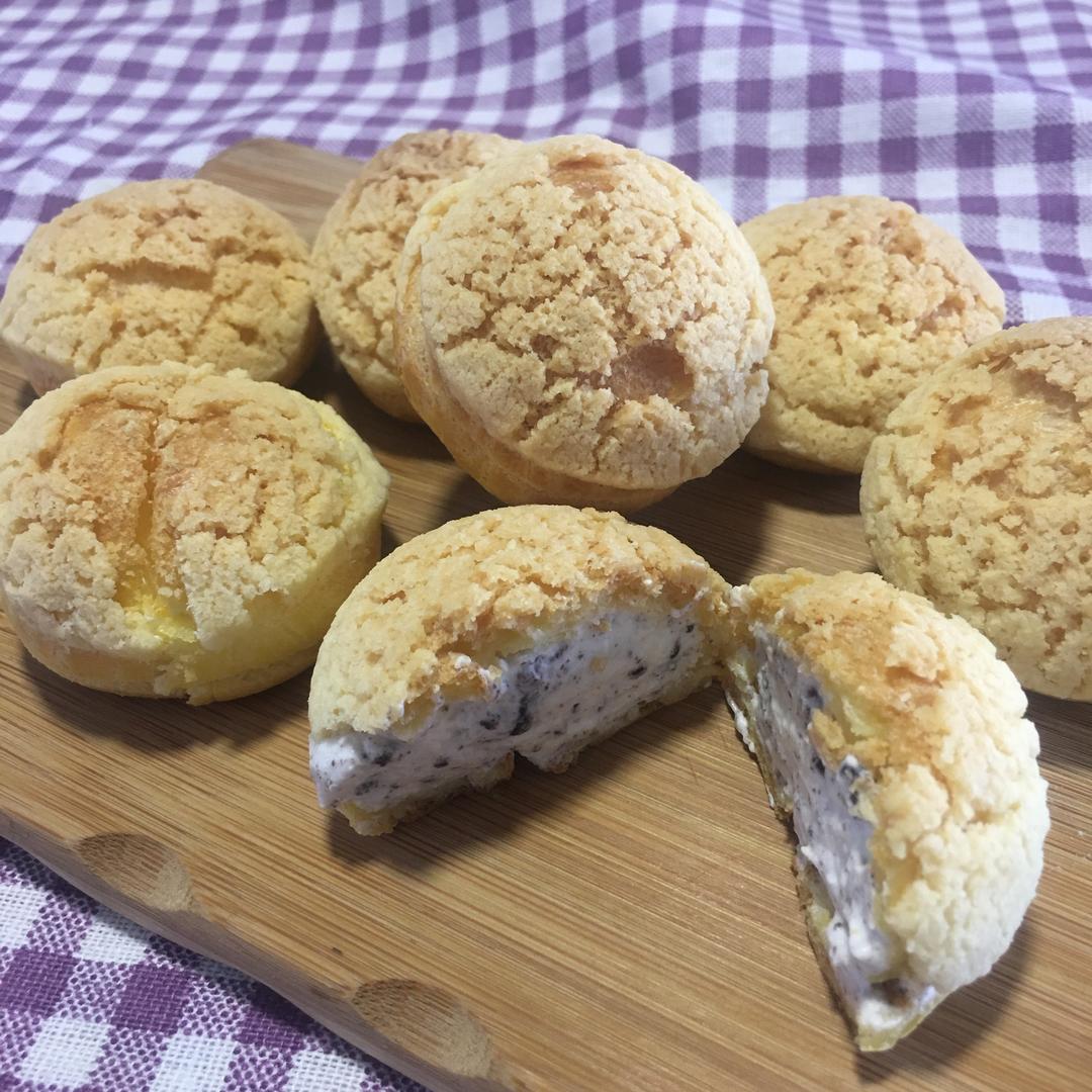 皮薄馅多的奶油脆皮泡芙