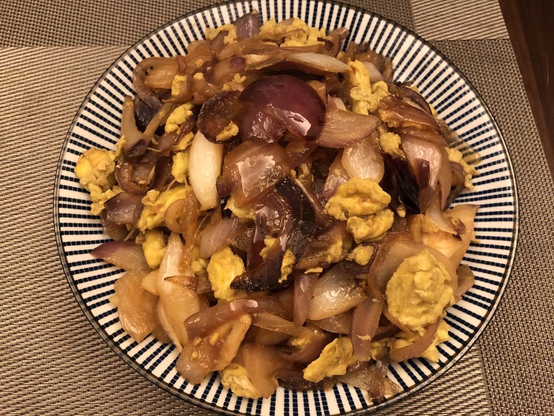 洋葱炒鸡蛋