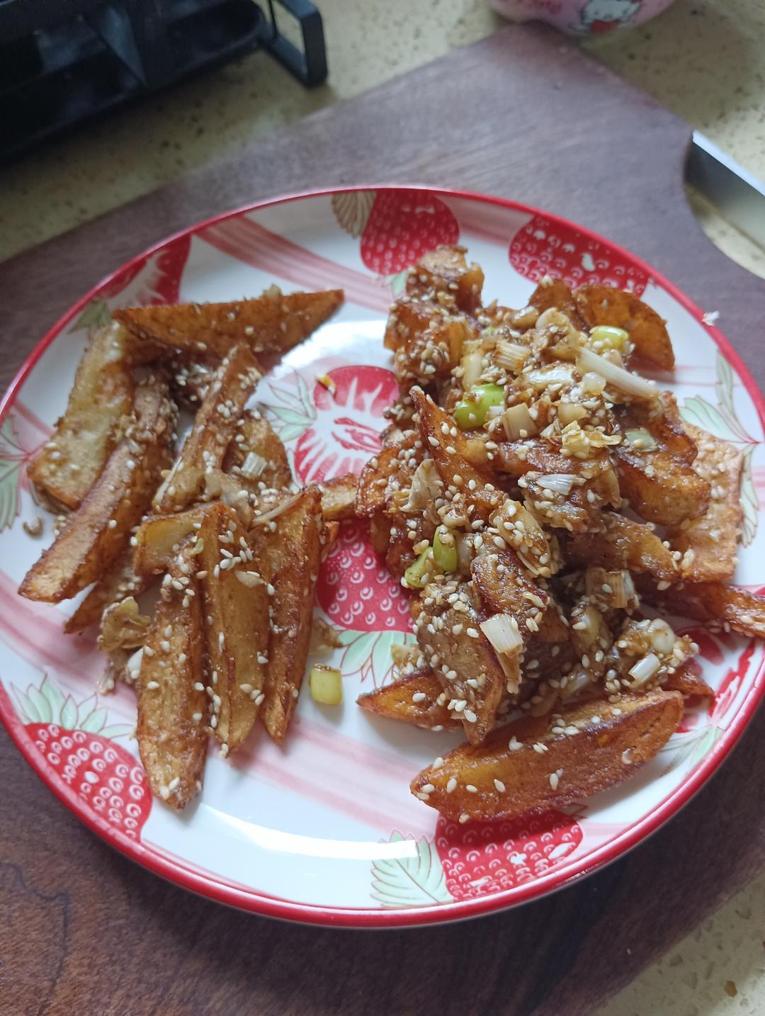 秒杀路边摊✨自制狼牙土豆🥔-在家就能做的美味「0失败」