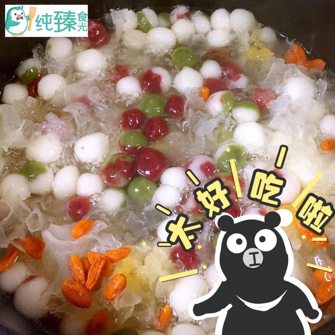 红豆沙糯米小丸子