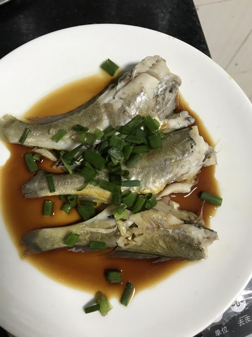 清蒸小黄鱼（千万别蒸久了）