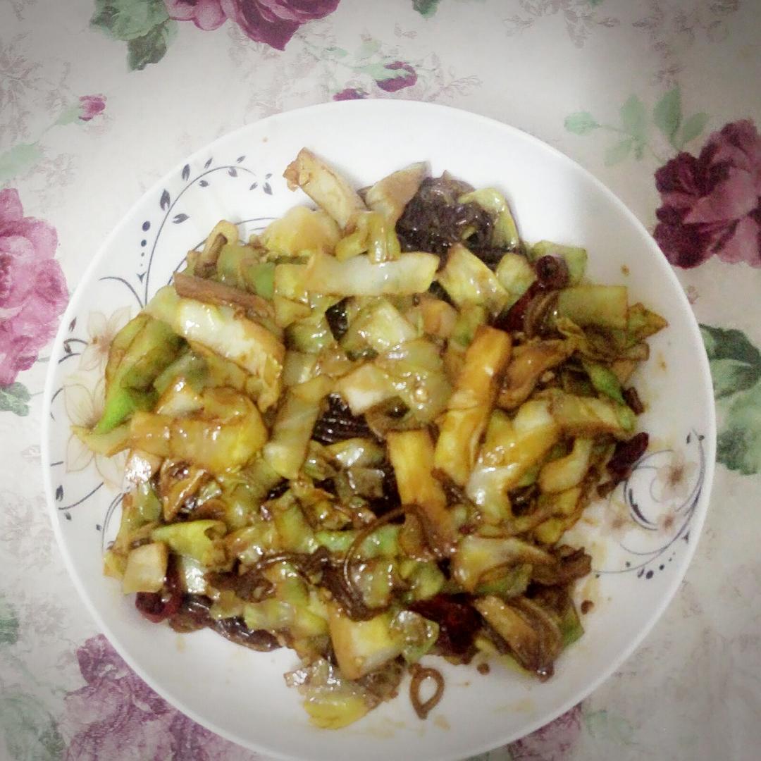 卷心菜炒粉丝
