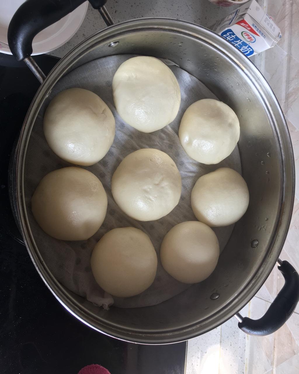 纯手工奶香馒头【无泡打粉，无添加】