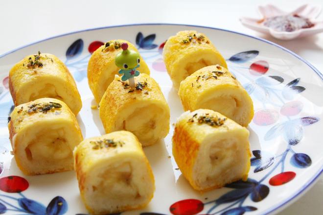 宝宝辅食：黄金香蕉芝士吐司卷儿的做法