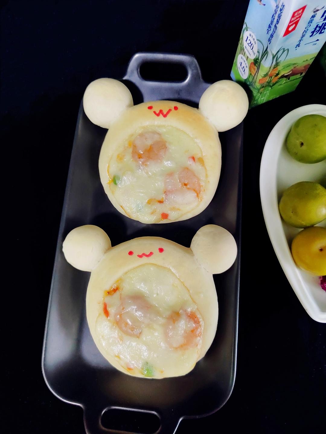 不会整形也能做的‼️卡通披萨