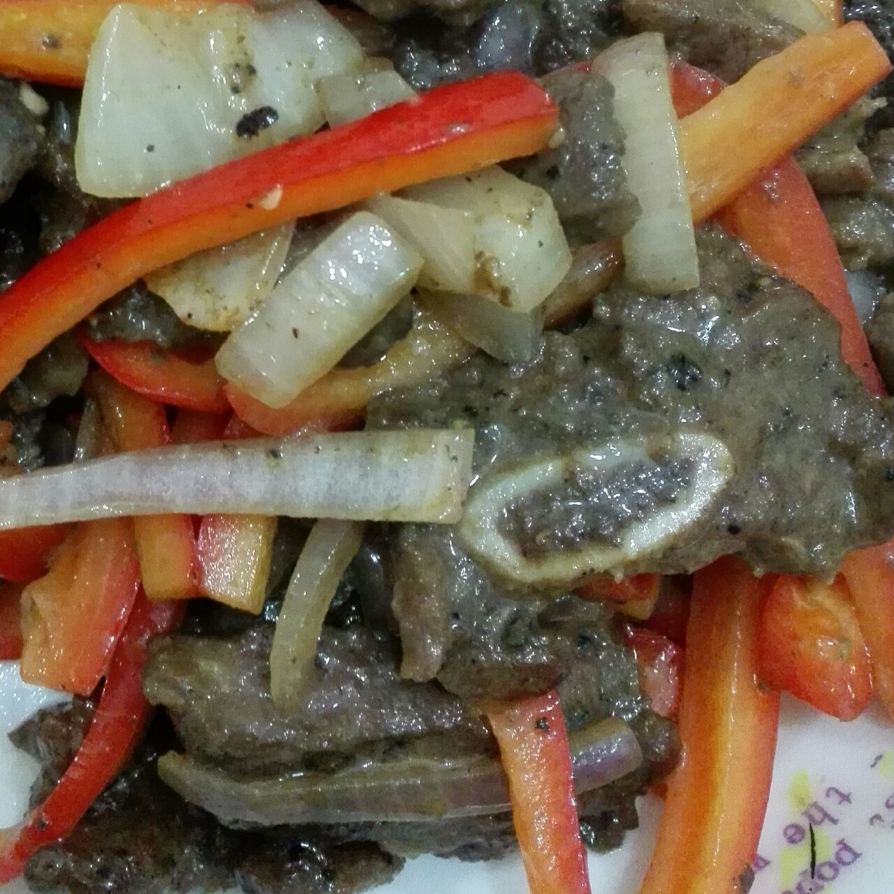 黑椒牛仔骨