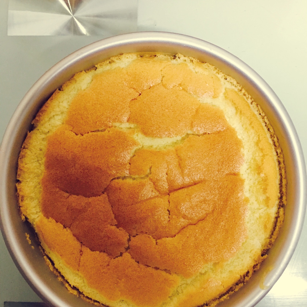 6寸原味戚风蛋糕