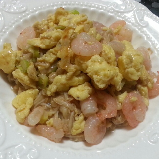 金针菇炒蛋