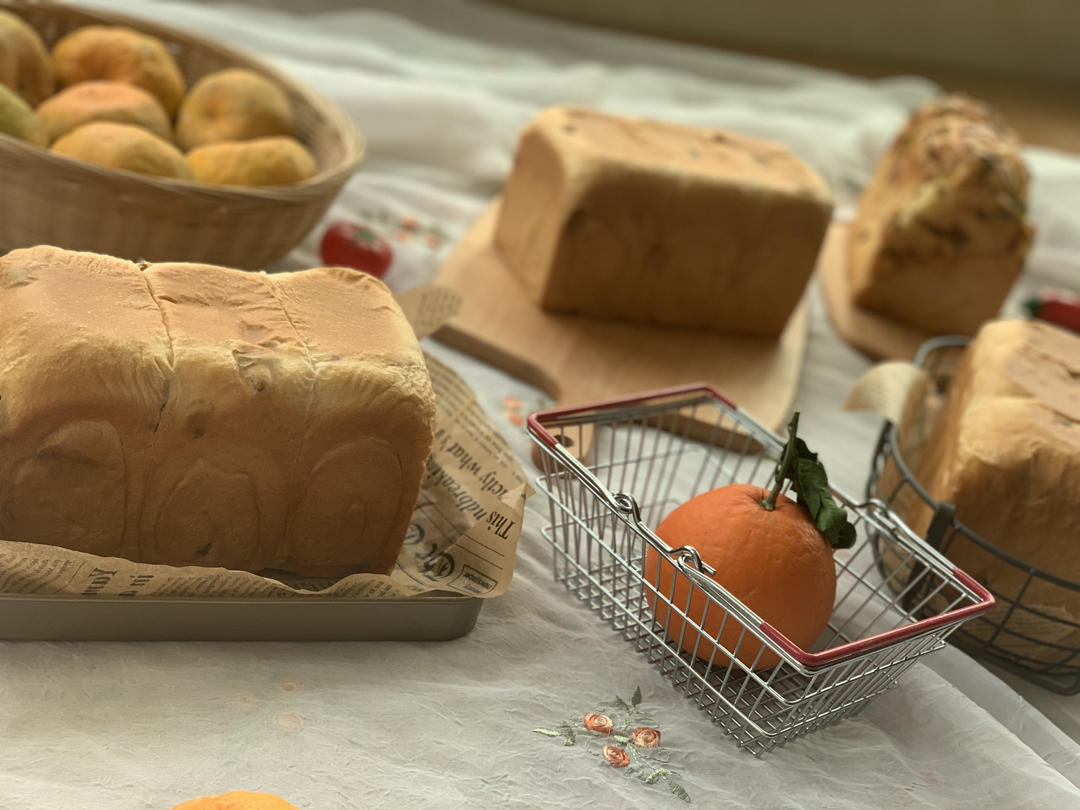 提子吐司，黄提奶油闪亮吐司