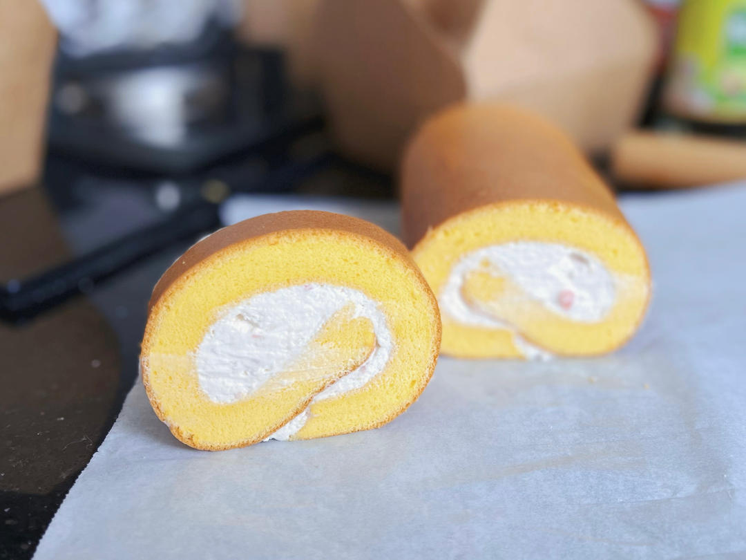 原味基础蛋糕卷(小五卷)