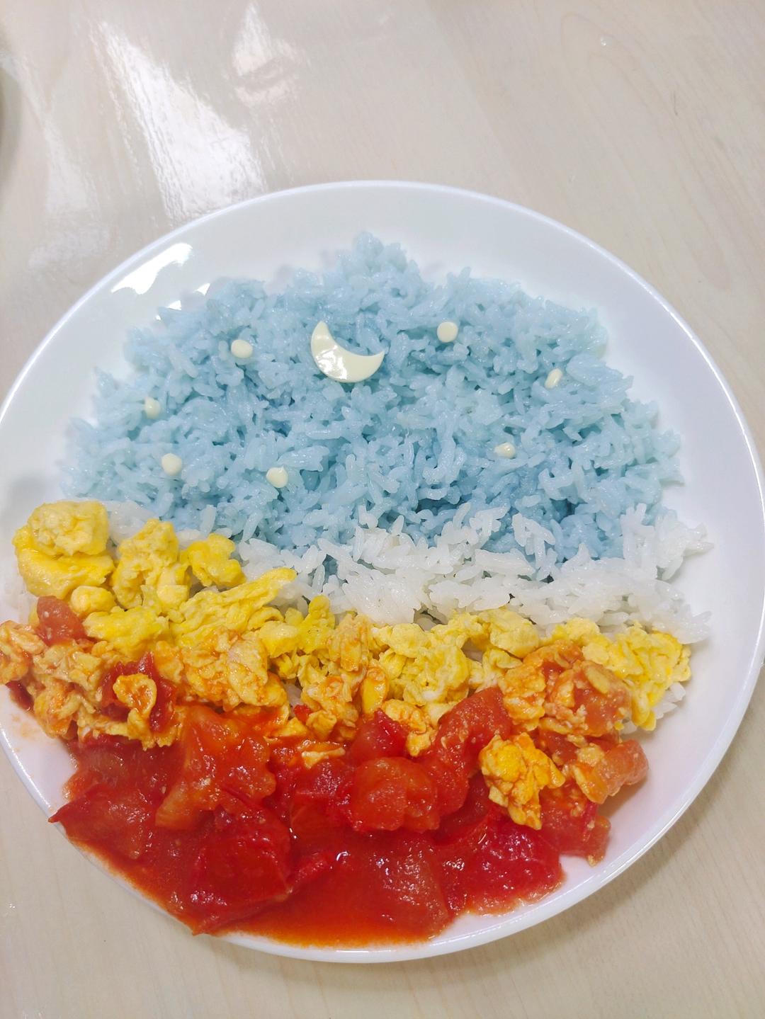 星空🌃番茄鸡蛋盖饭