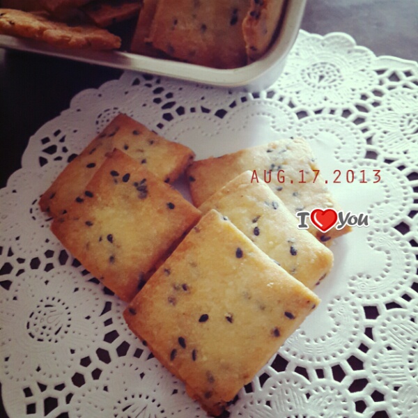 无蛋无奶芝麻饼干