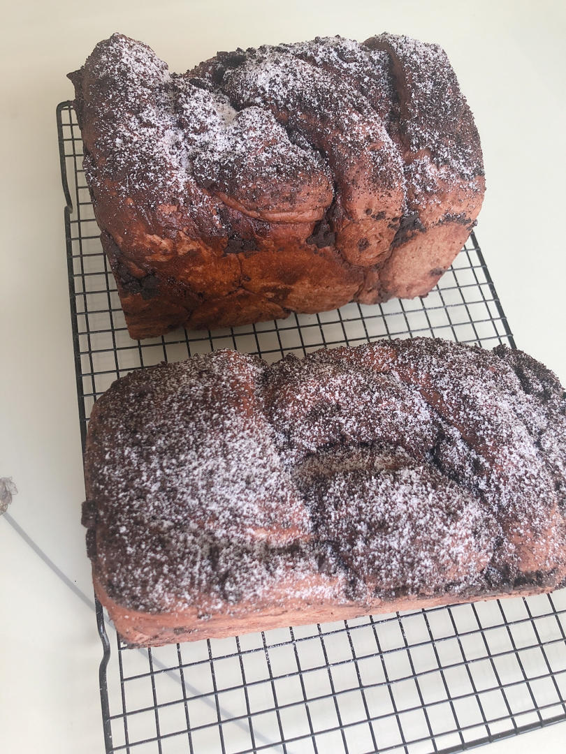 雪山巧克力吐司（巧克力奥利奥吐司面包）