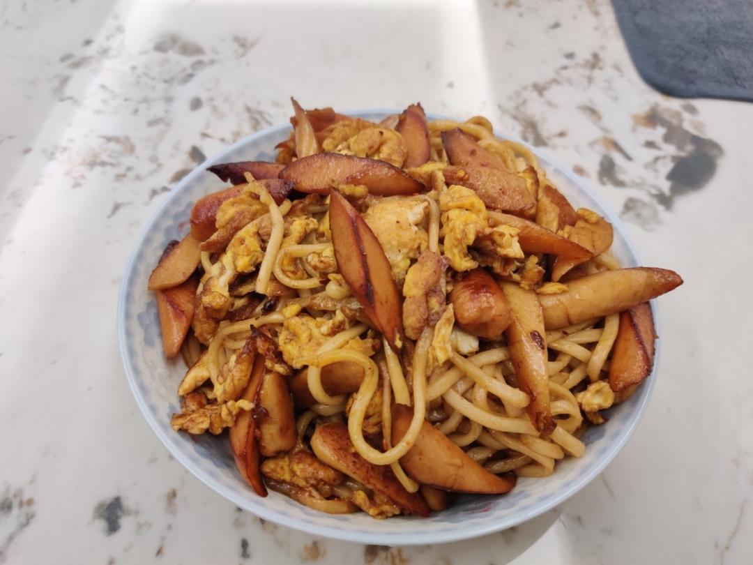 肉丝炒面（附手擀面做法）