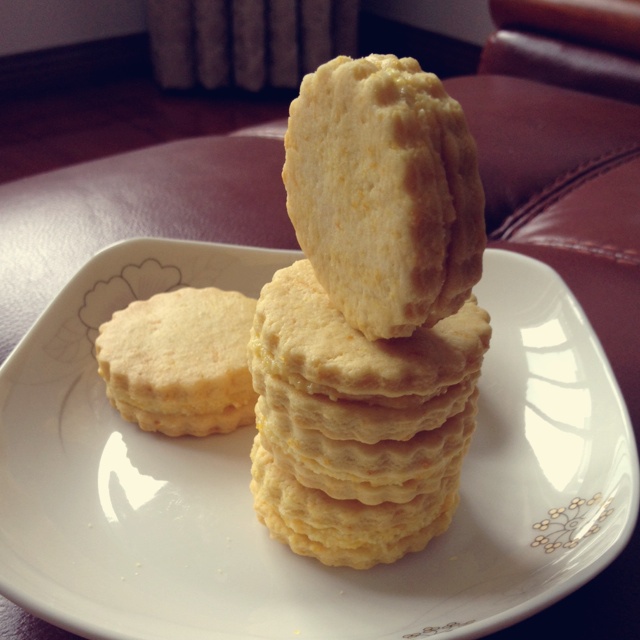 香橙乳酪夹心饼干