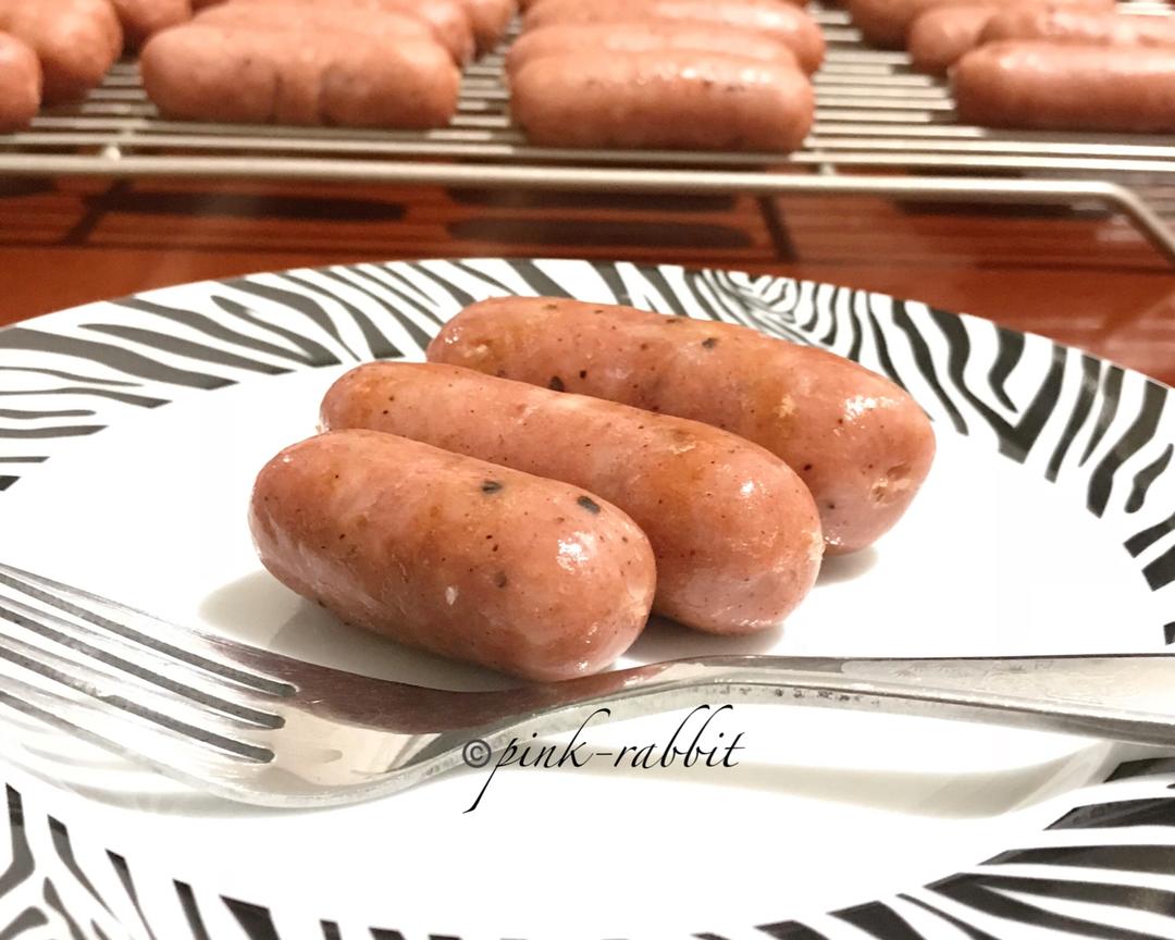 🐷自制黑椒脆皮肠(猪肉肠)by pink-rabbit的做法