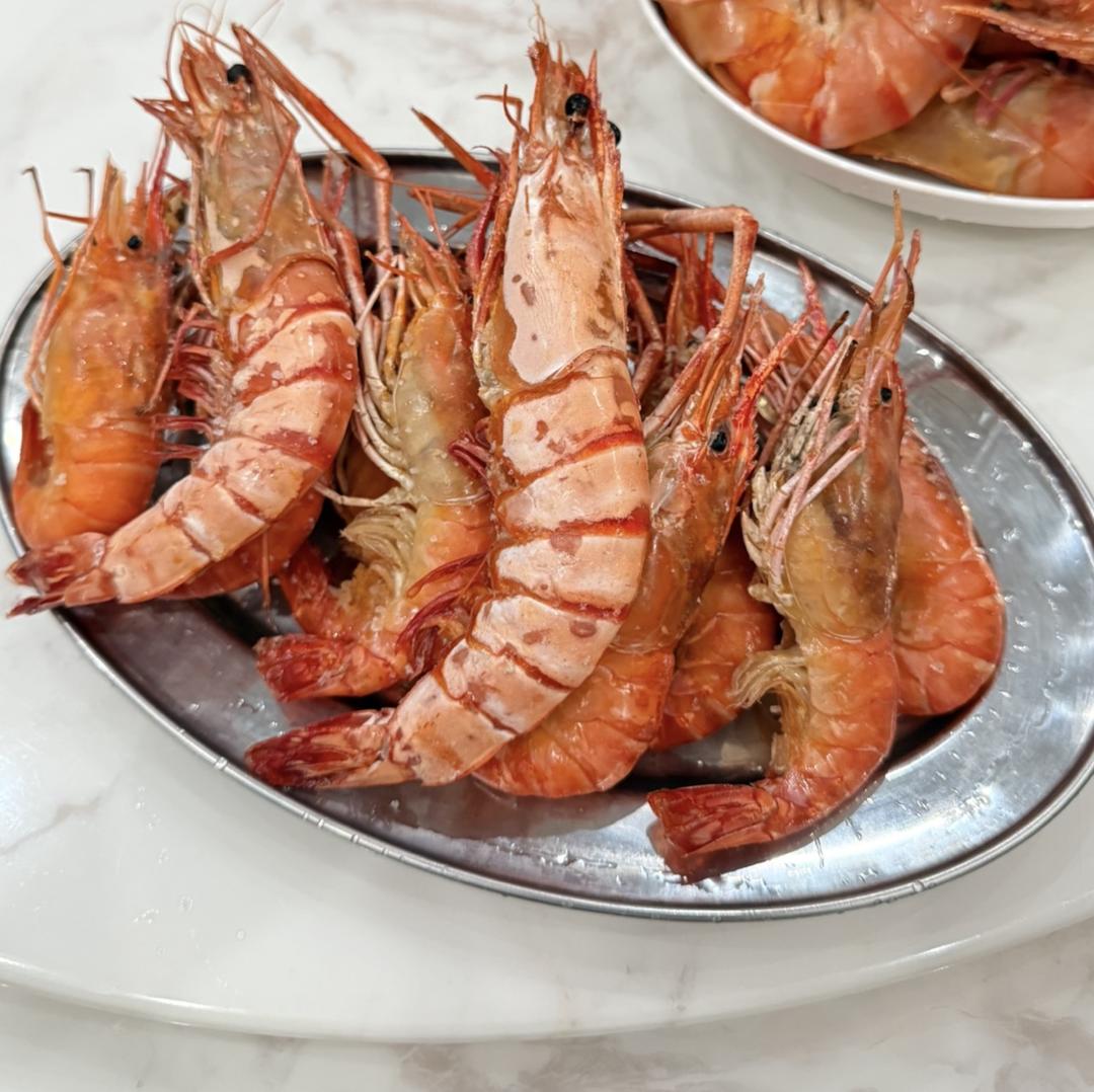 超大超鲜的盐焗🦐虾