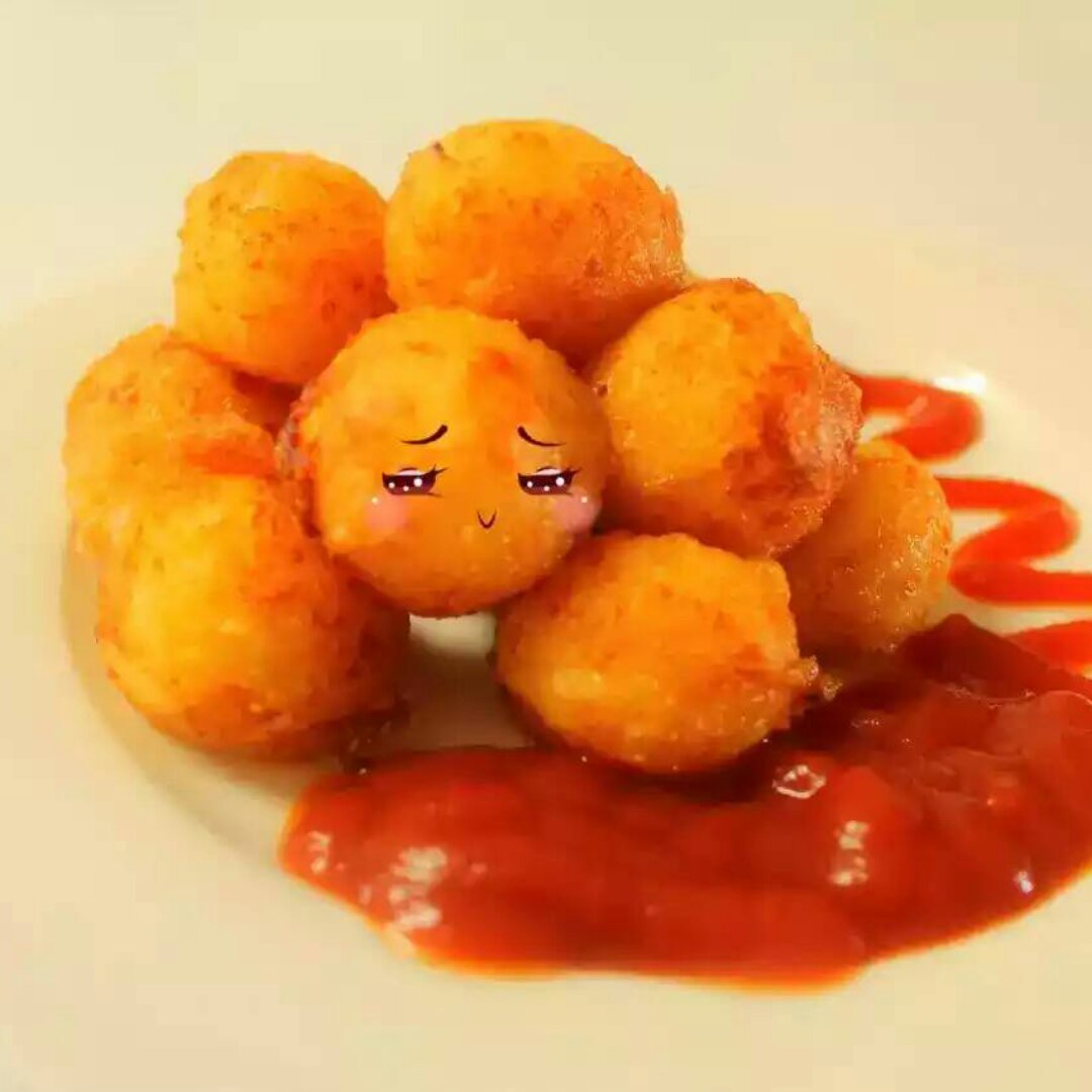 脆皮土豆芝士球