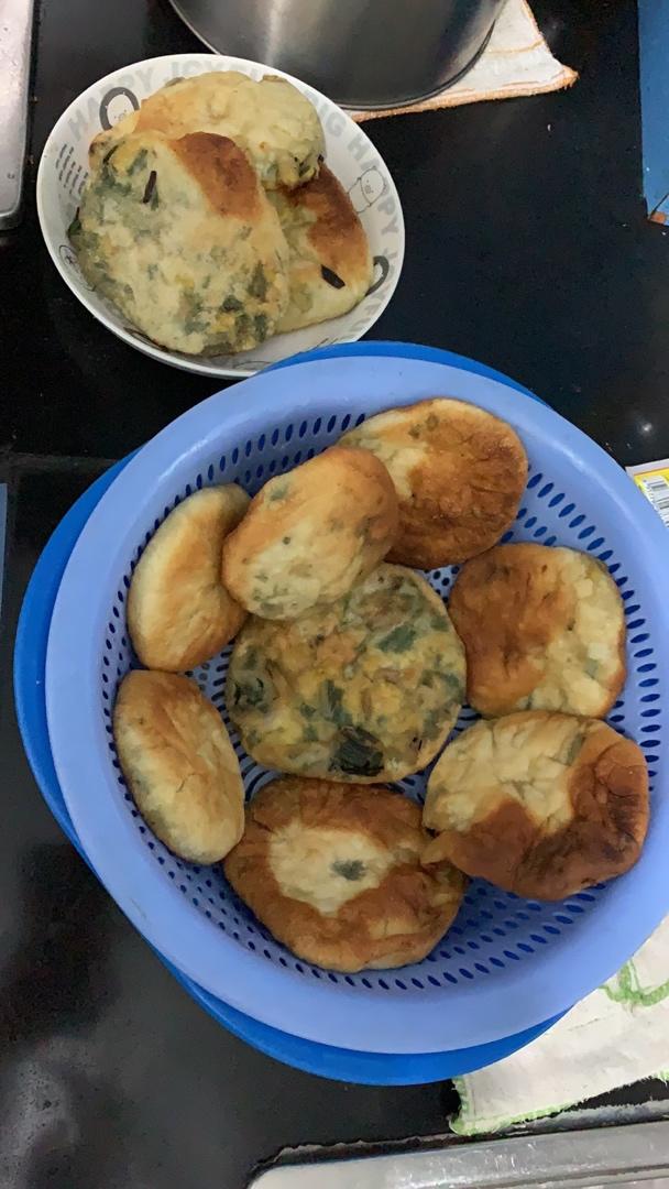 发面韭菜饼