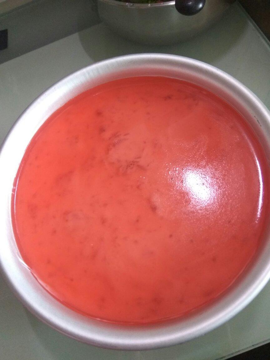 用QQ糖做的超简单冻芝士镜面