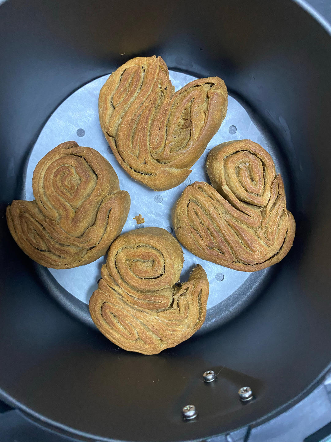 轻食易做：纯全麦粉麻酱烧饼～空气炸锅版