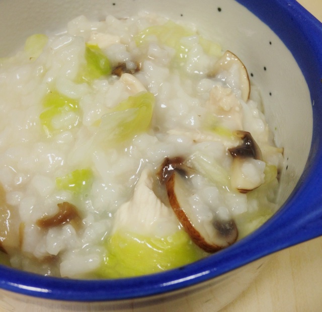 香菇鸡肉粥