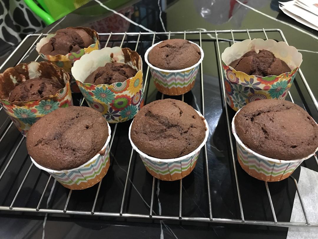 乳酪可可风味杯子蛋糕